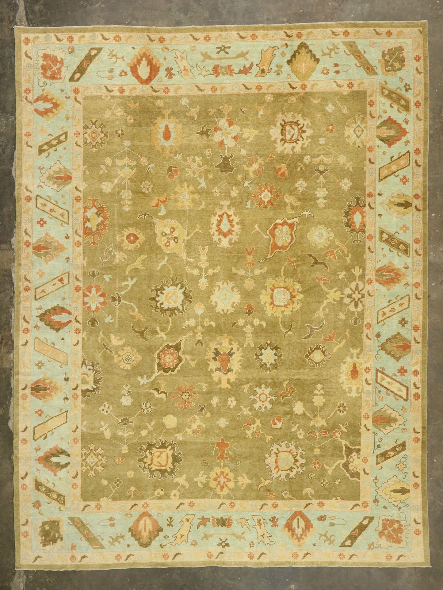 12 x 16 Turkish Oushak Rug 51599