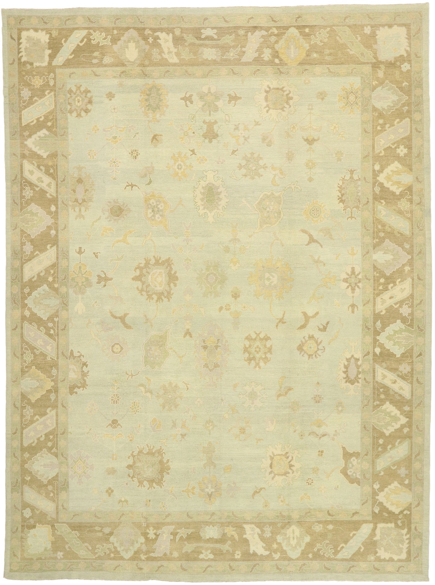 12 x 17 Contemporary Turkish Oushak Rug 51607