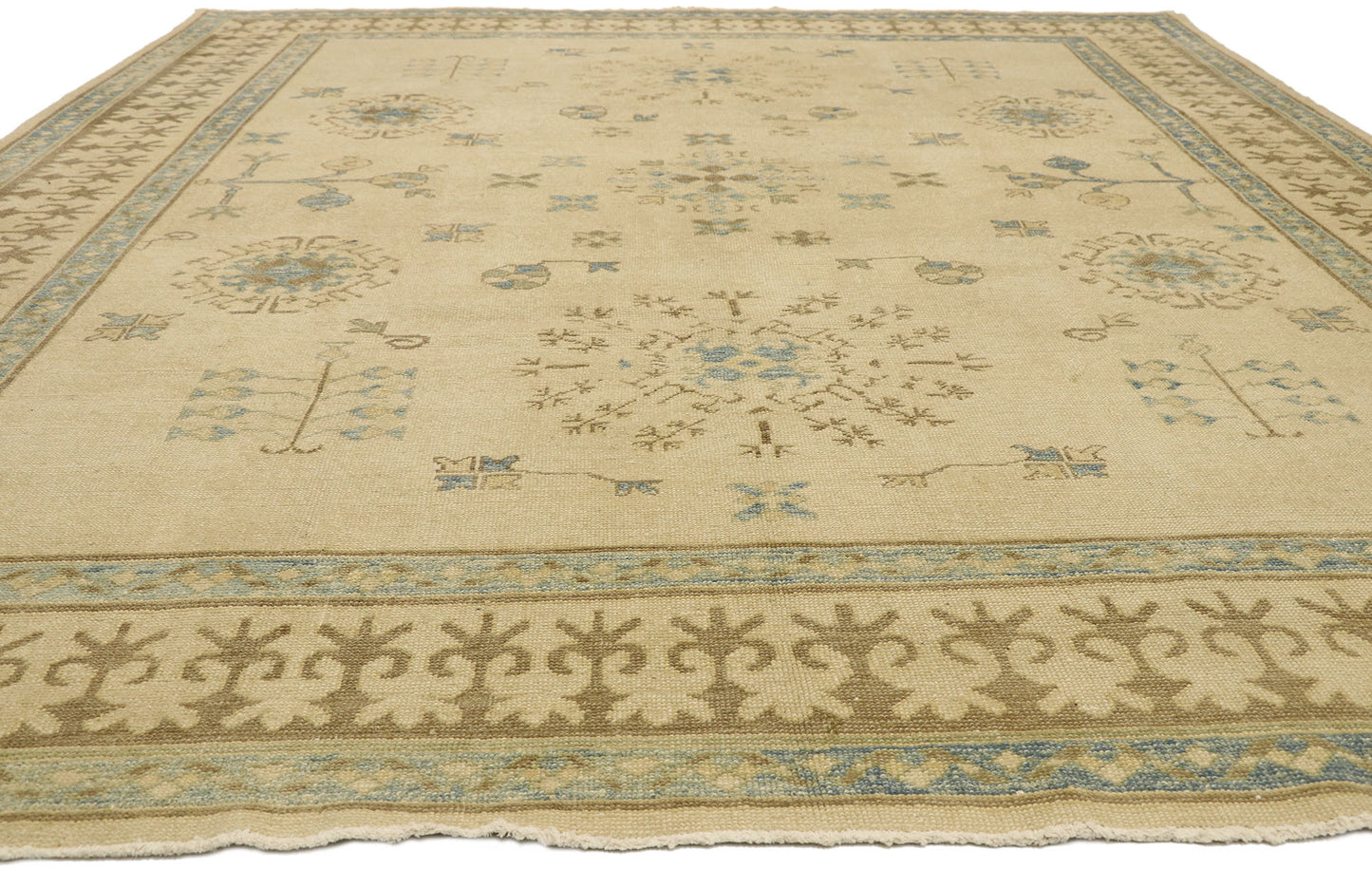 10 x 12 Modern Turkish Oushak Rug 51617