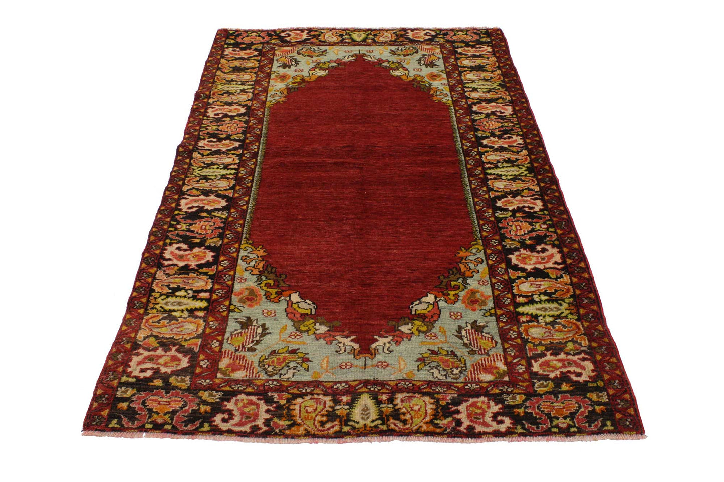 4 x 6 Vintage Turkish Oushak Rug 51656