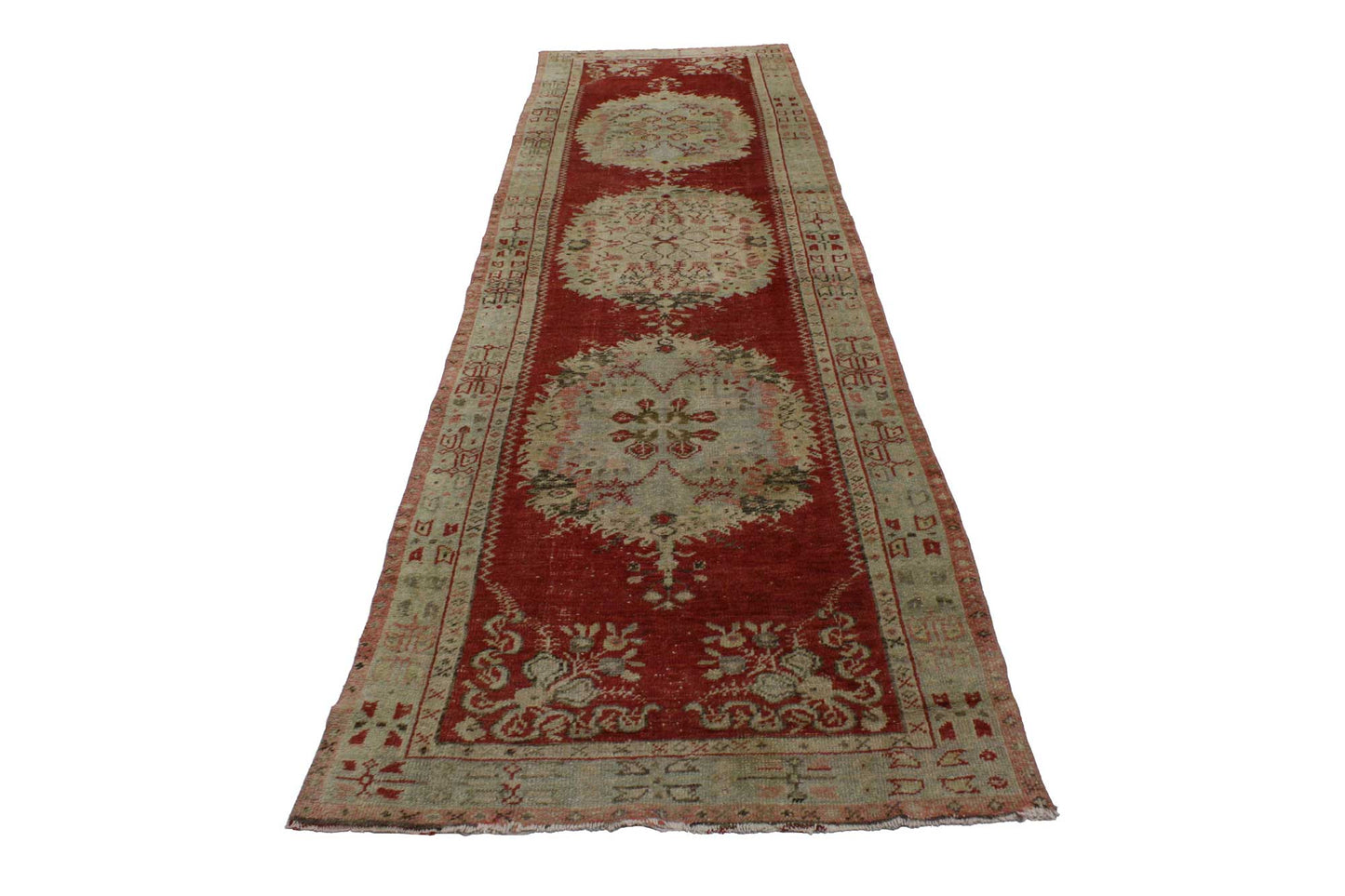 3 x 11 Vintage Oushak Rug 51658