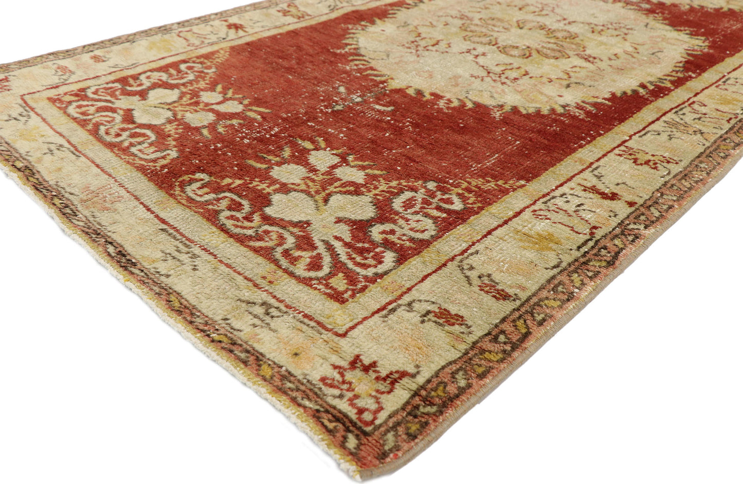 3 x 11 Vintage Turkish Oushak Rug 51662
