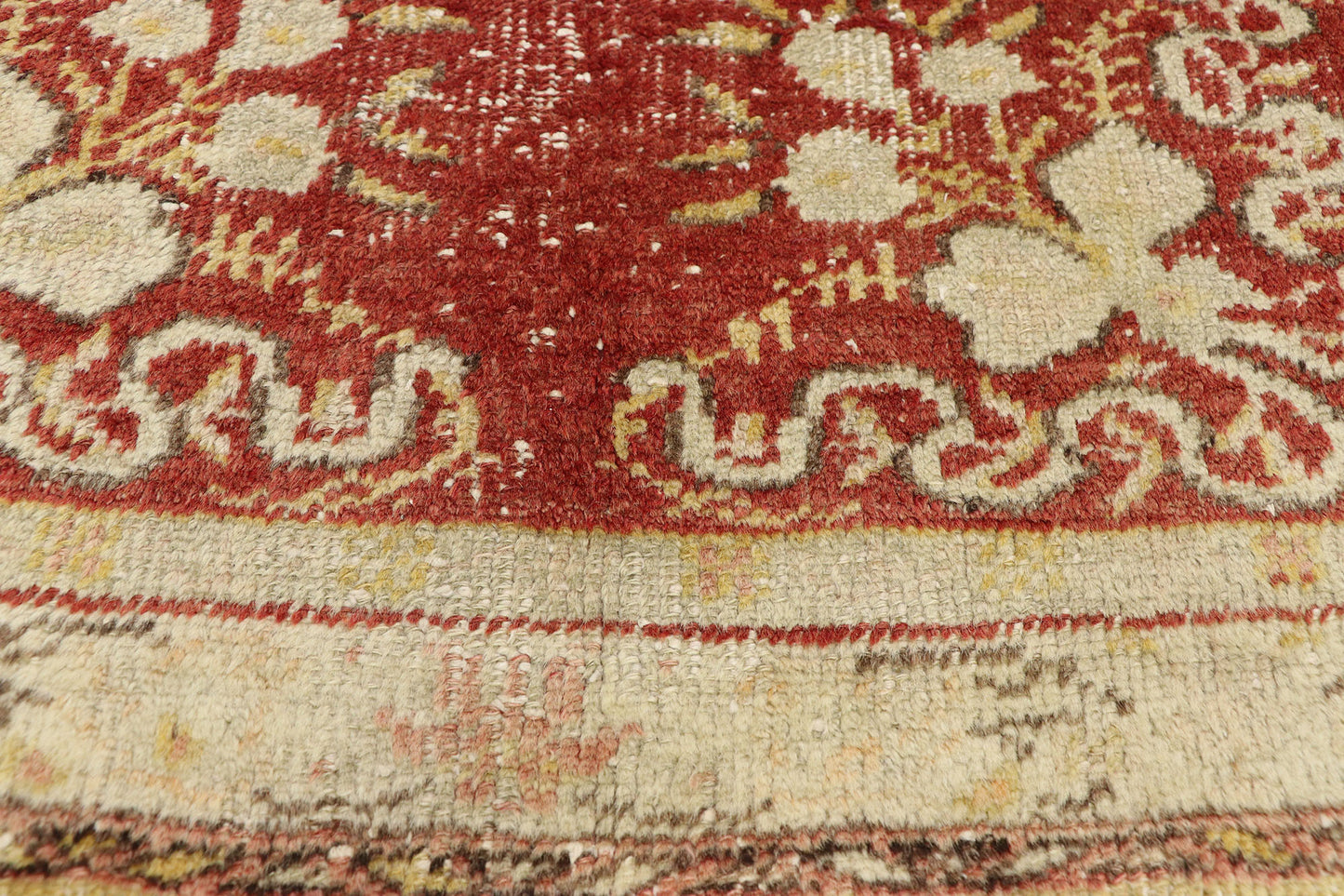 3 x 11 Vintage Turkish Oushak Rug 51662