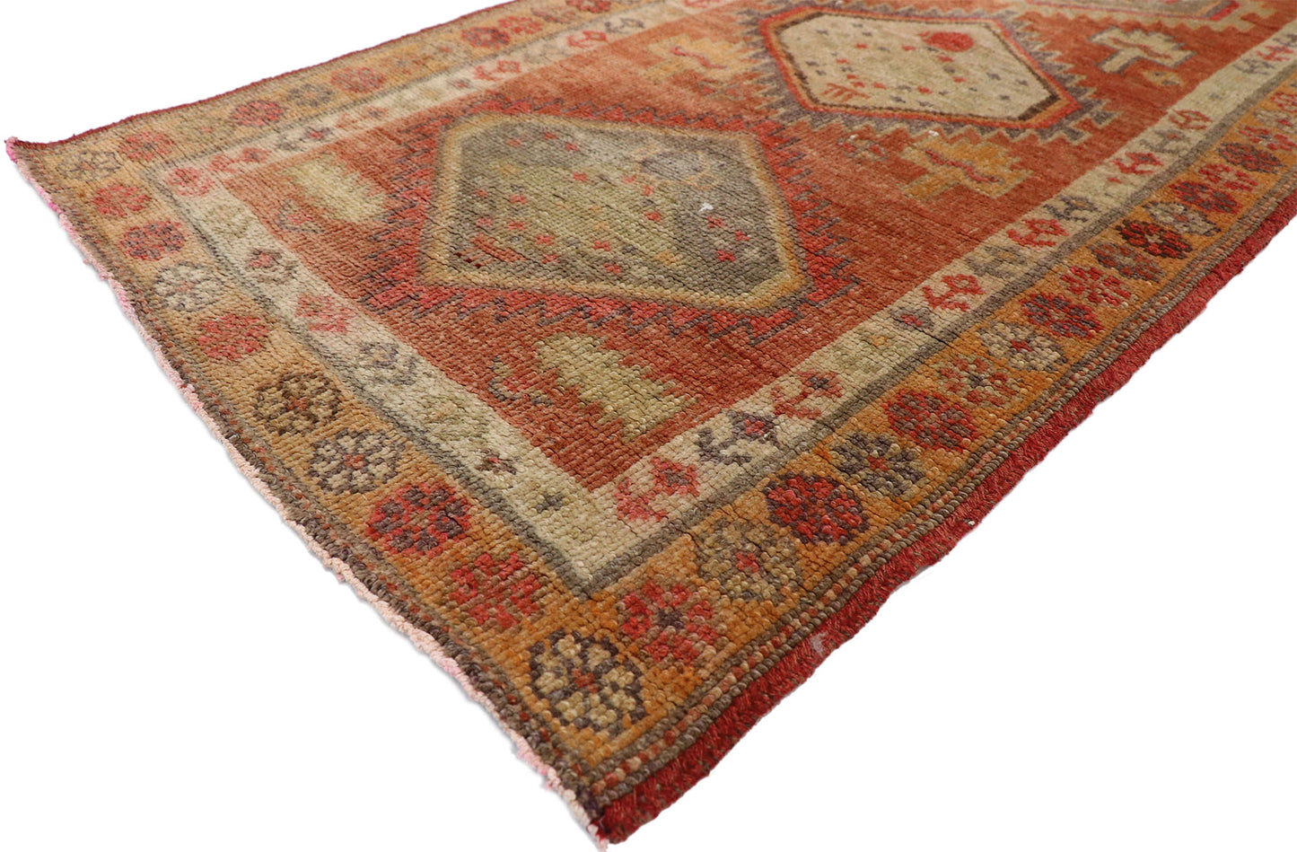 3 x 11 Vintage Oushak Rug 51665