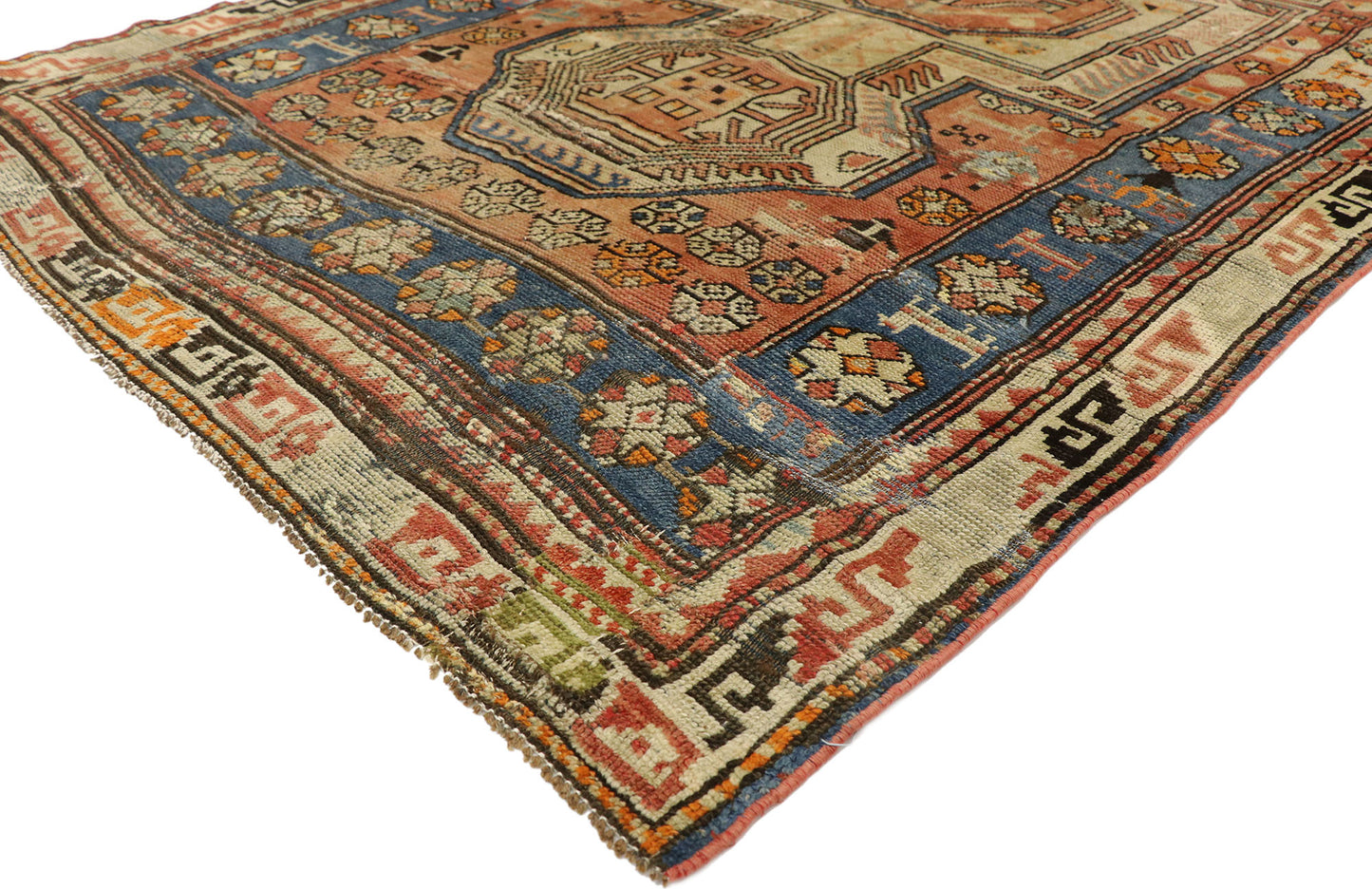 5 x 9 Antique Caucasian Kazak Rug 51667