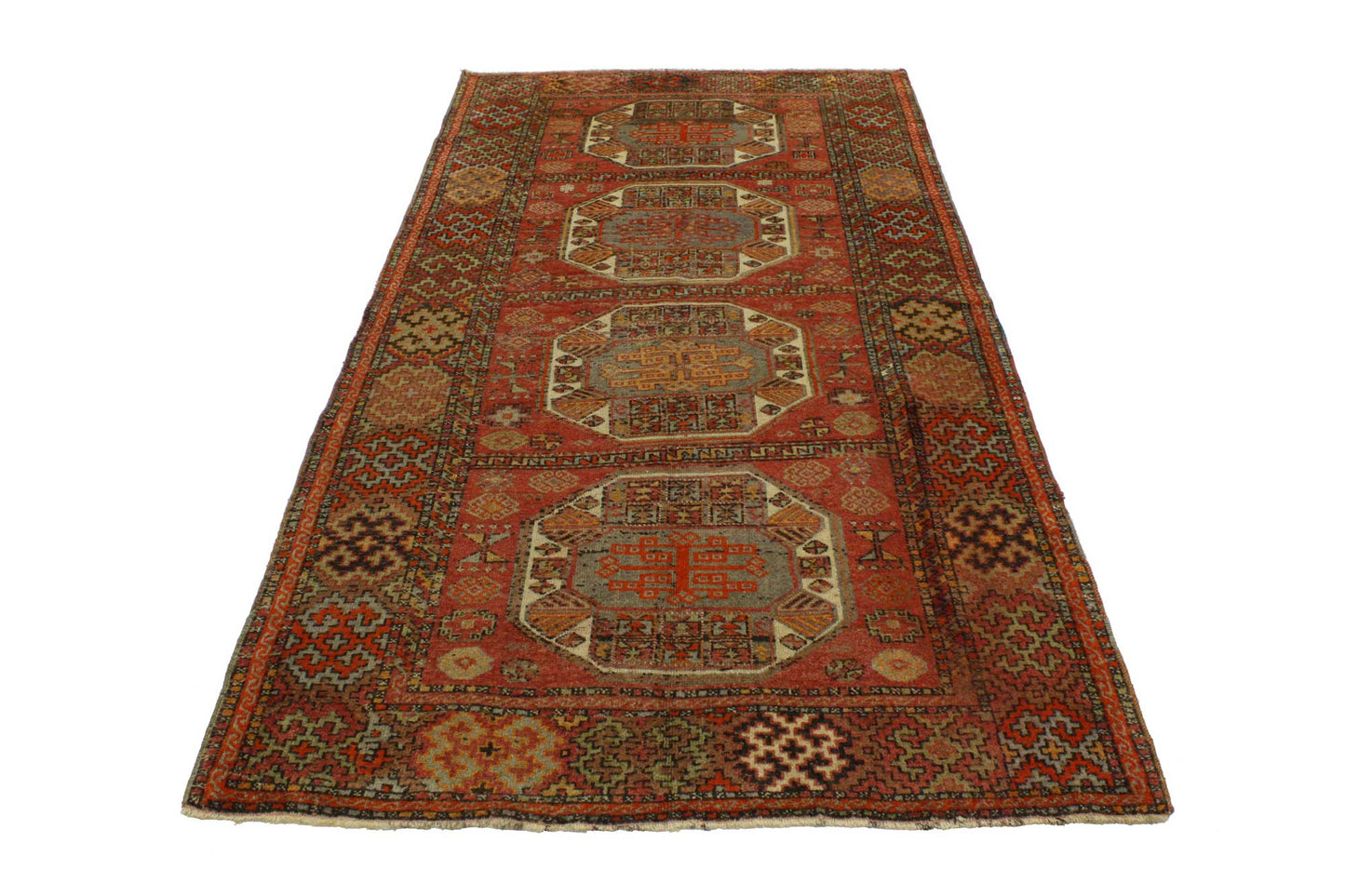 4 x 8 Vintage Oushak Rug 51677
