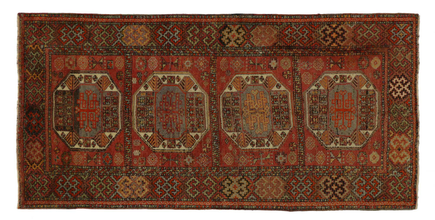 4 x 8 Vintage Oushak Rug 51677