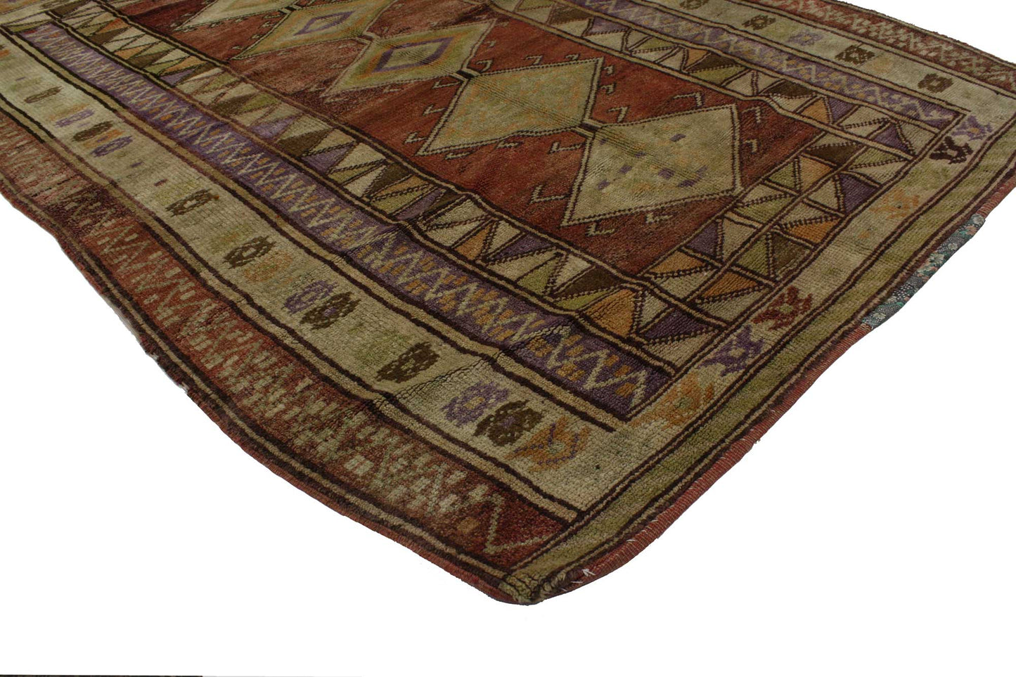 5 x 7 Vintage Turkish Oushak Rug 51681