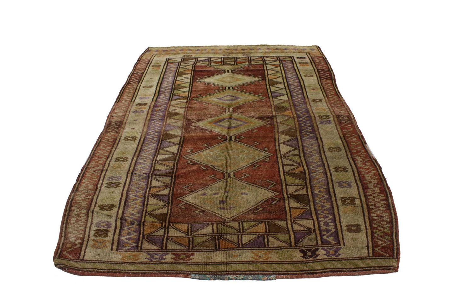 5 x 7 Vintage Turkish Oushak Rug 51681