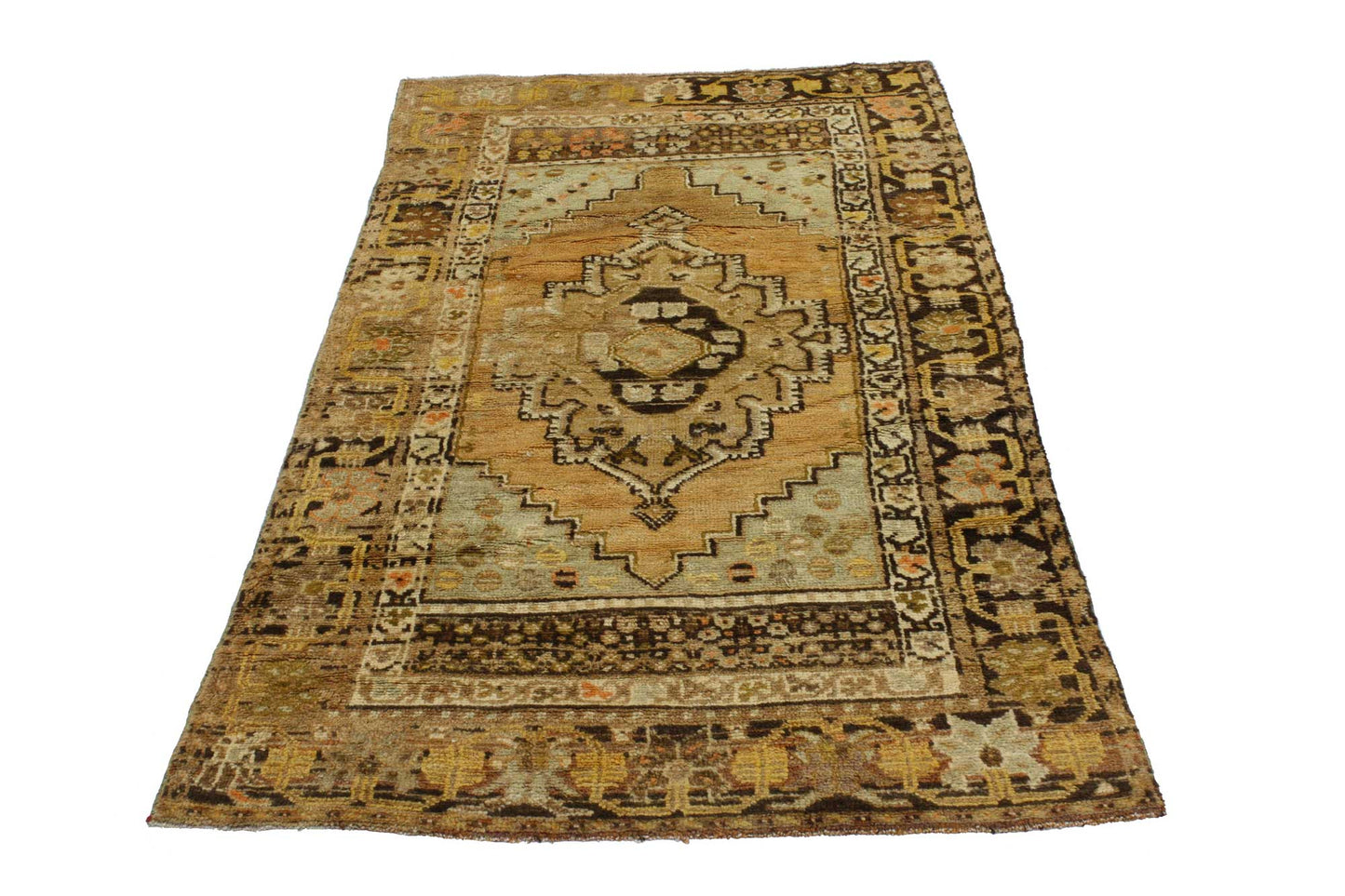 3 x 5 Vintage Turkish Oushak Rug 51687