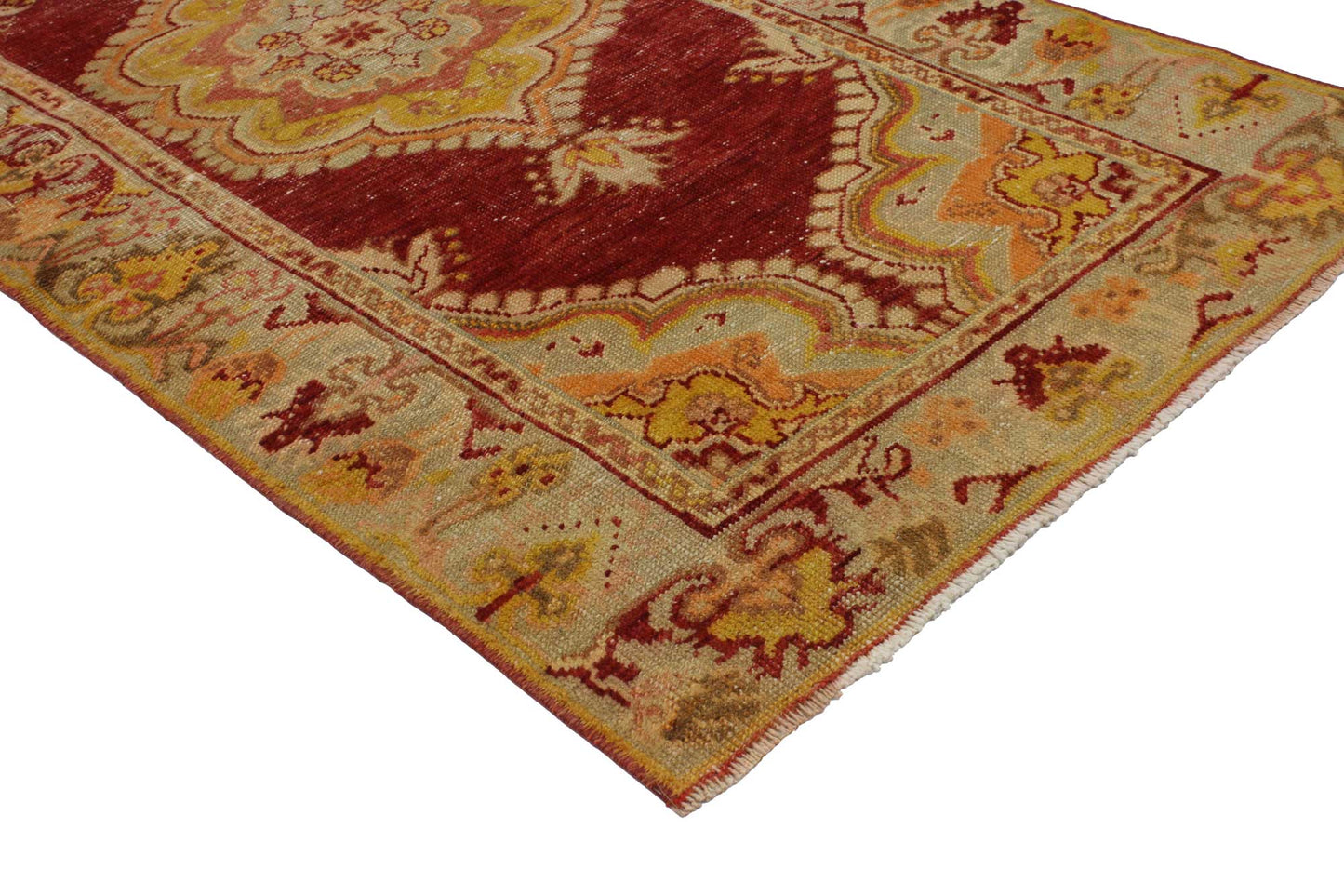 3 x 6 Vintage Oushak Rug 51689