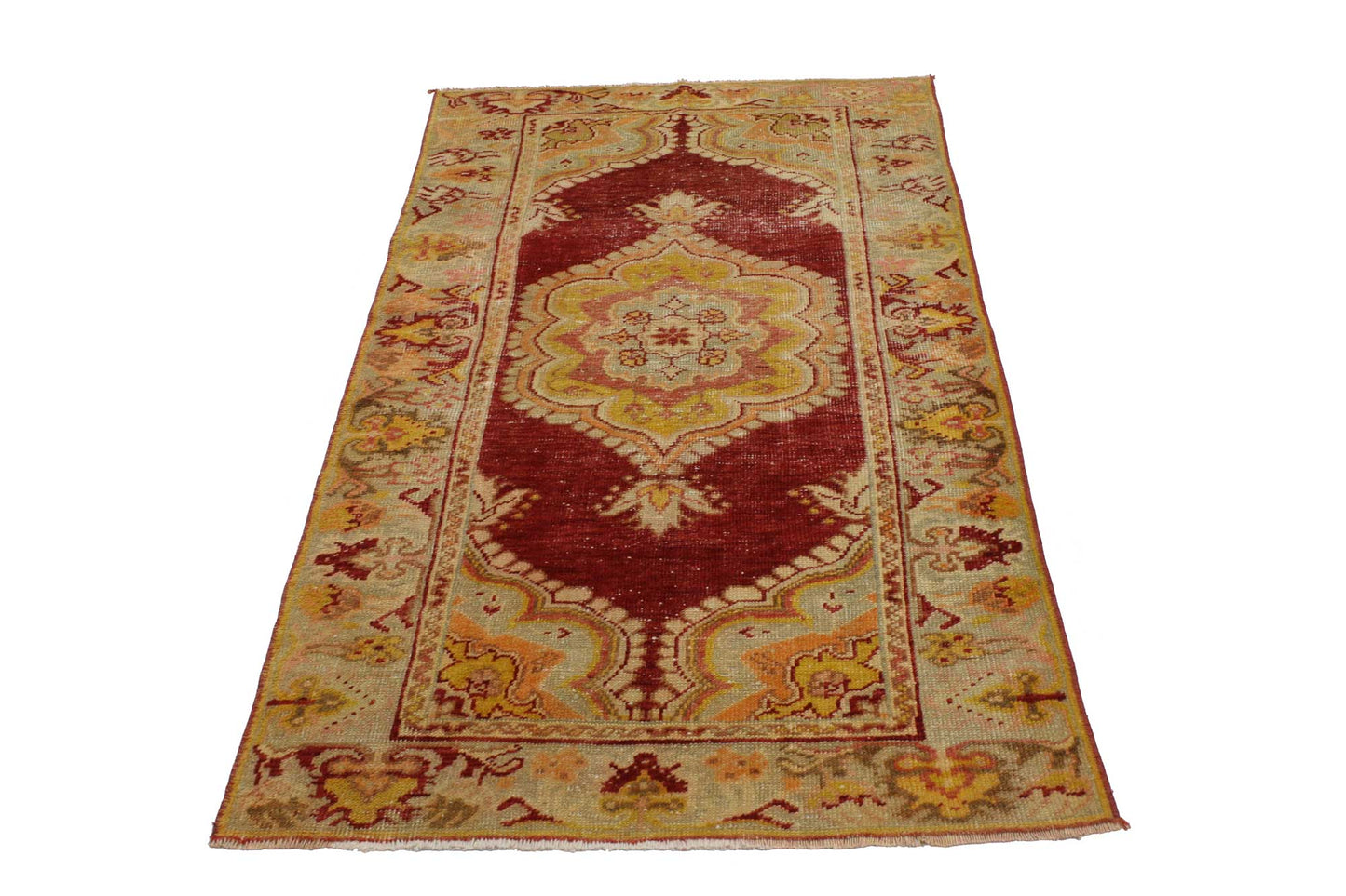 3 x 6 Vintage Oushak Rug 51689