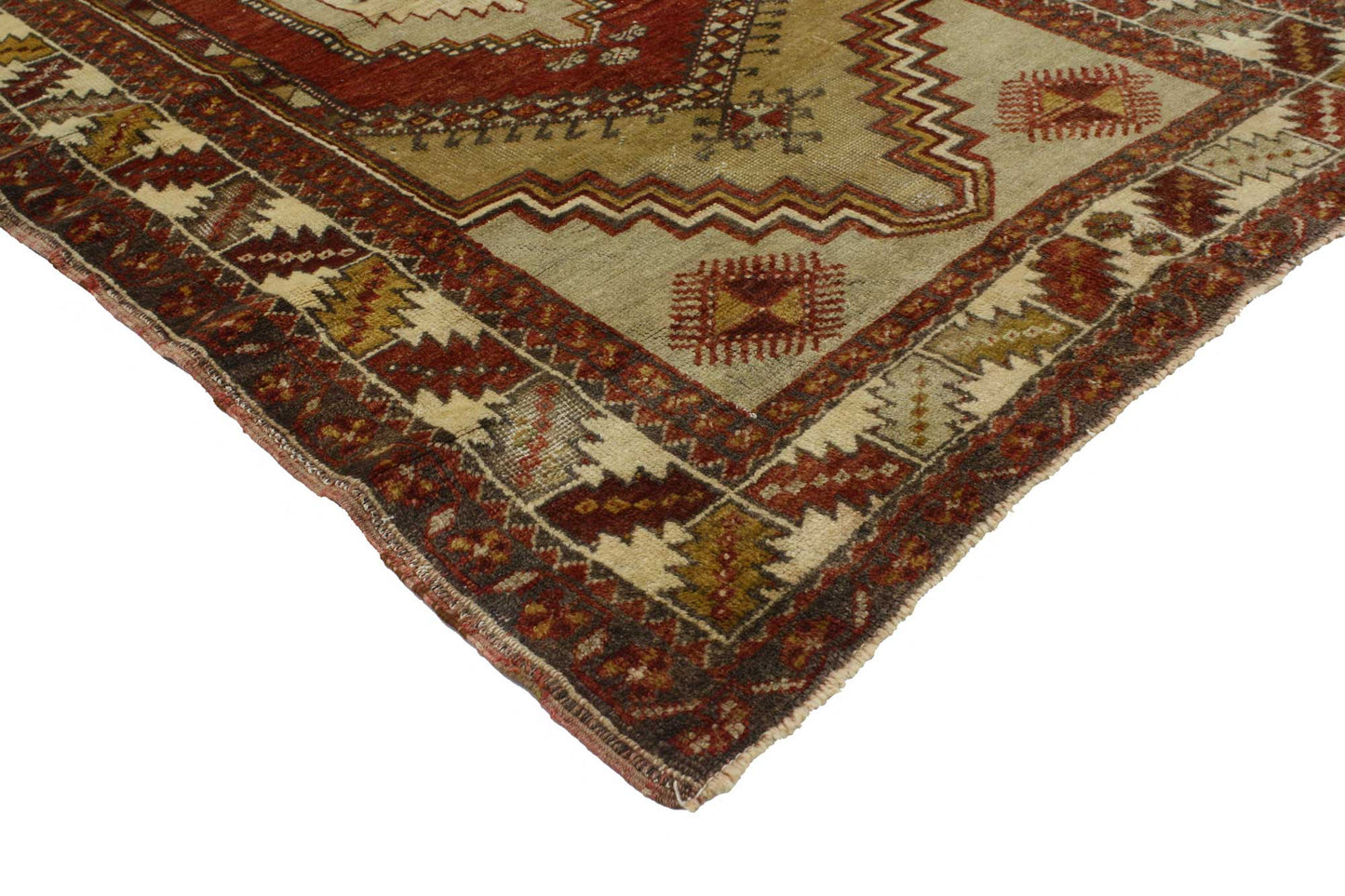 3 x 6 Vintage Turkish Oushak Rug 51694