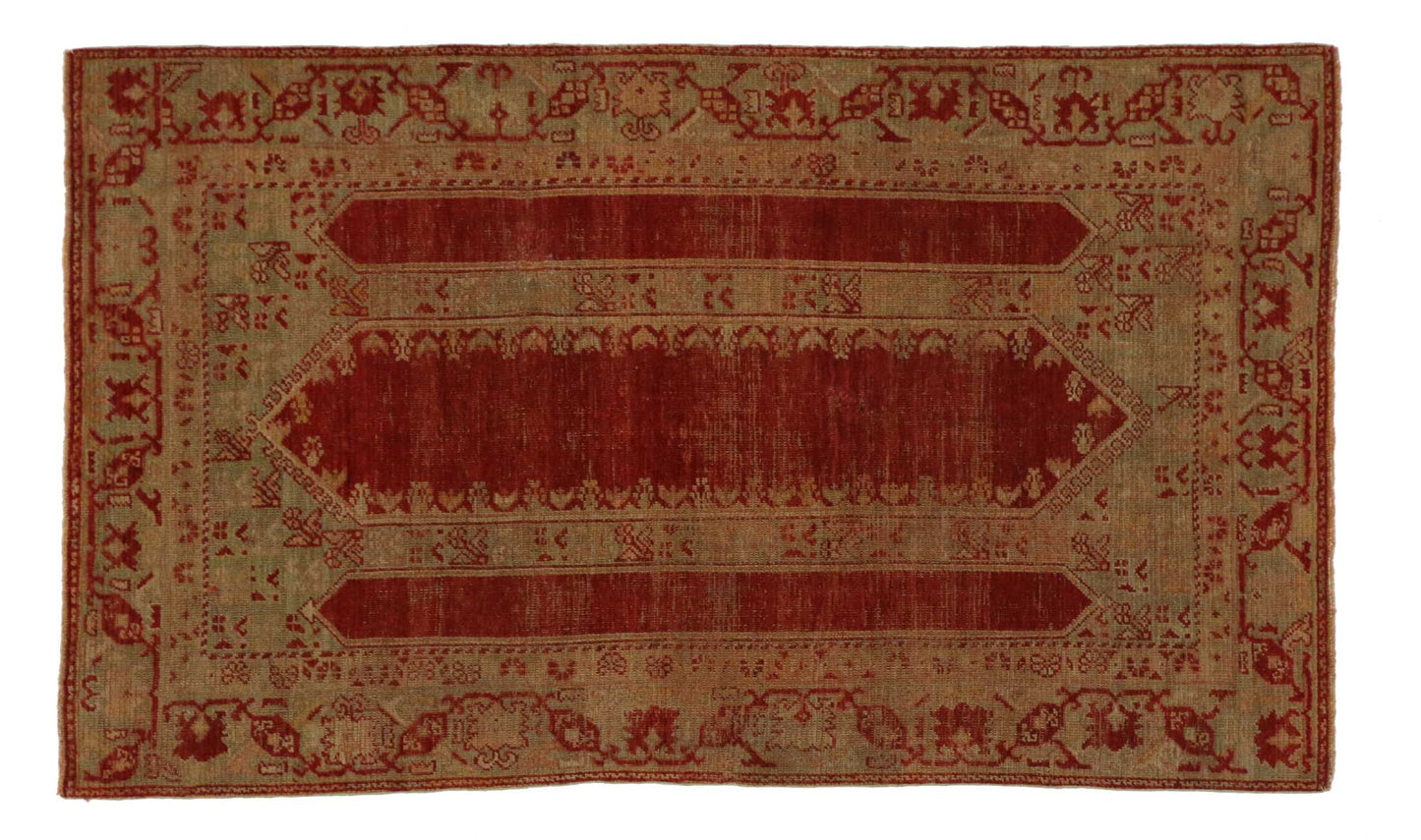 3 x 6 Vintage Turkish Prayer Rug 51696