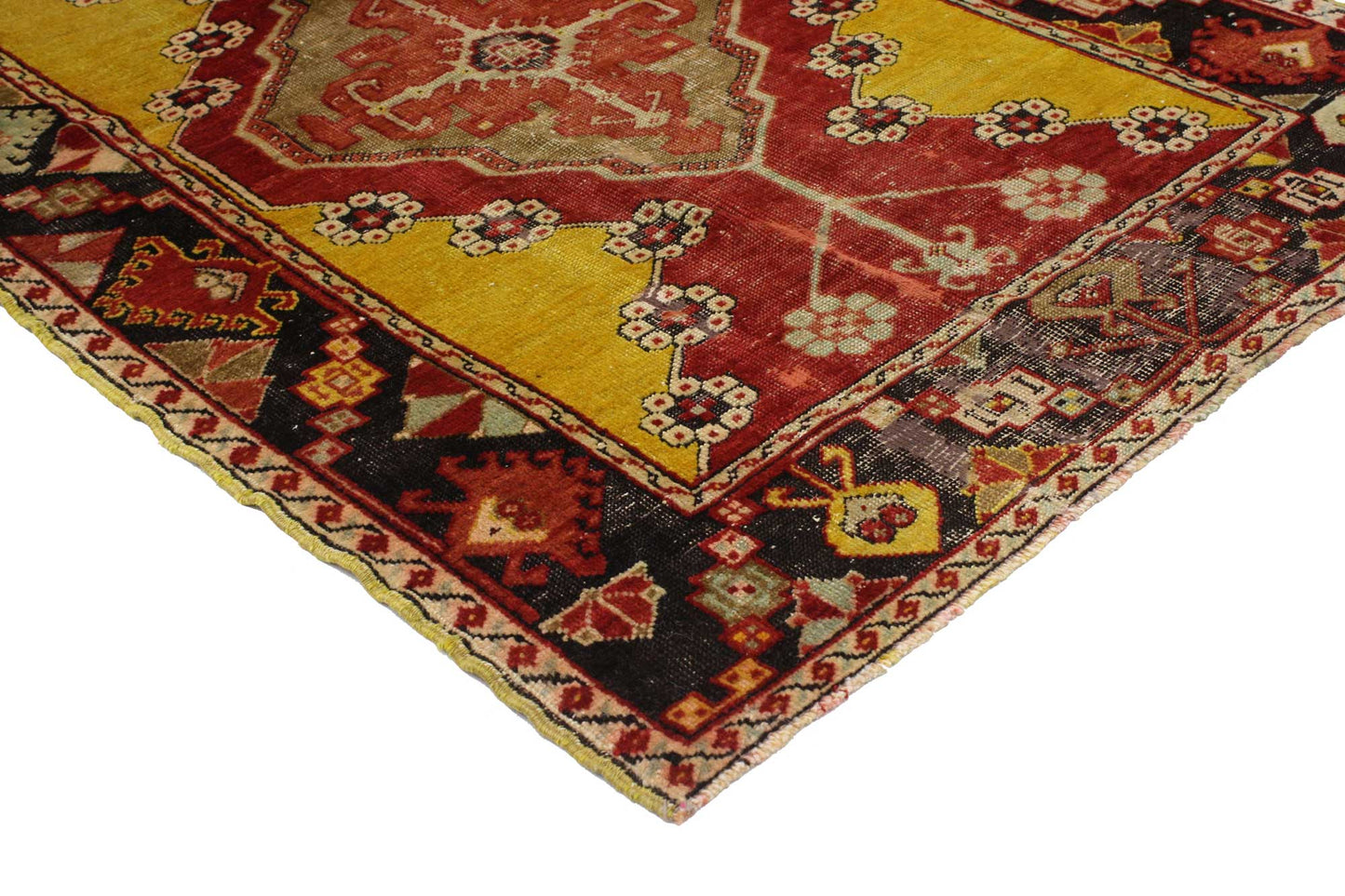 3 x 4 Vintage Oushak Rug 51697