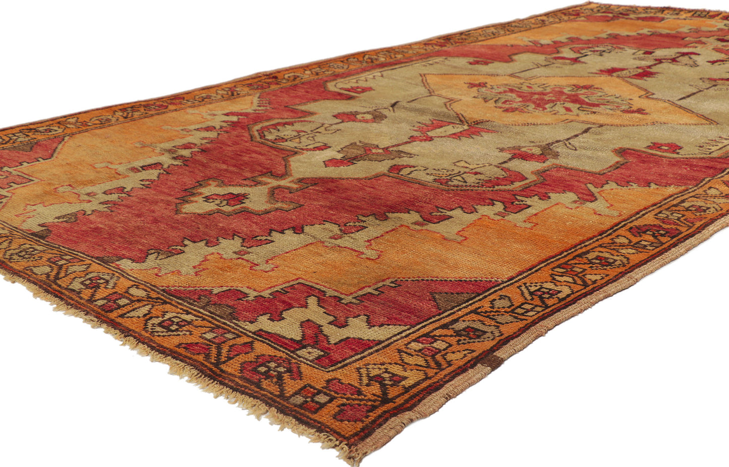 5 x 9 Vintage Turkish Oushak Rug 51728