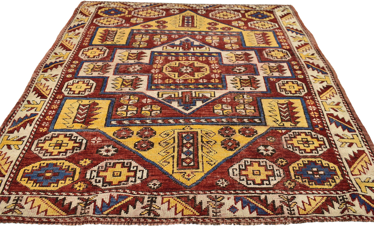 4 x 6 Vintage Turkish Oushak Rug 51732
