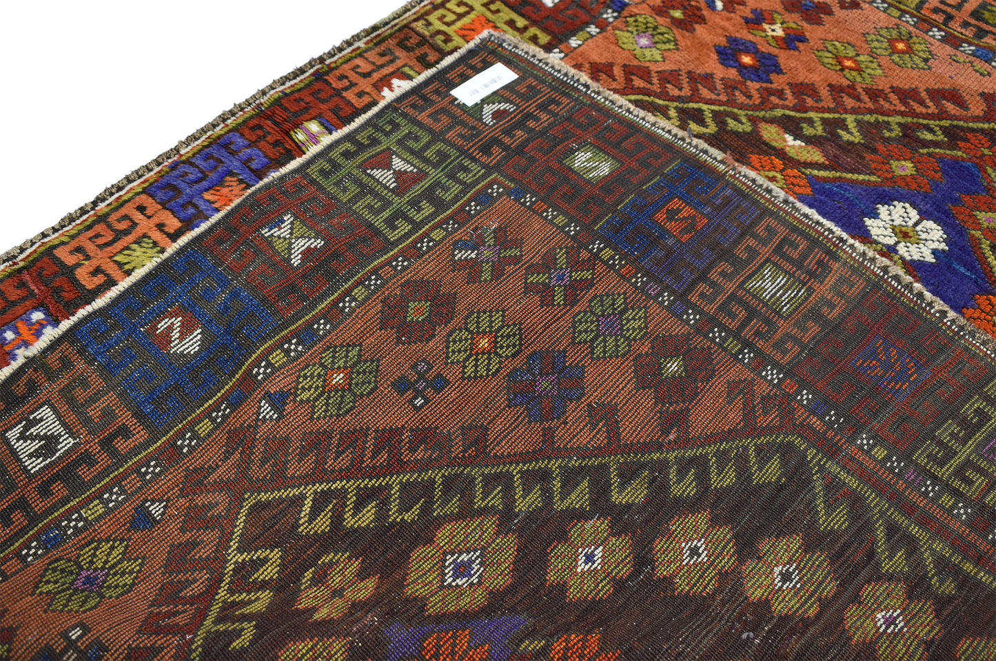 4 x 5 Vintage Turkish Oushak Rug 51733