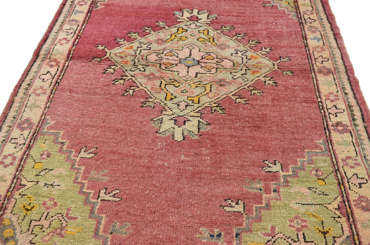 3 x 6 Vintage Turkish Oushak Rug 51779