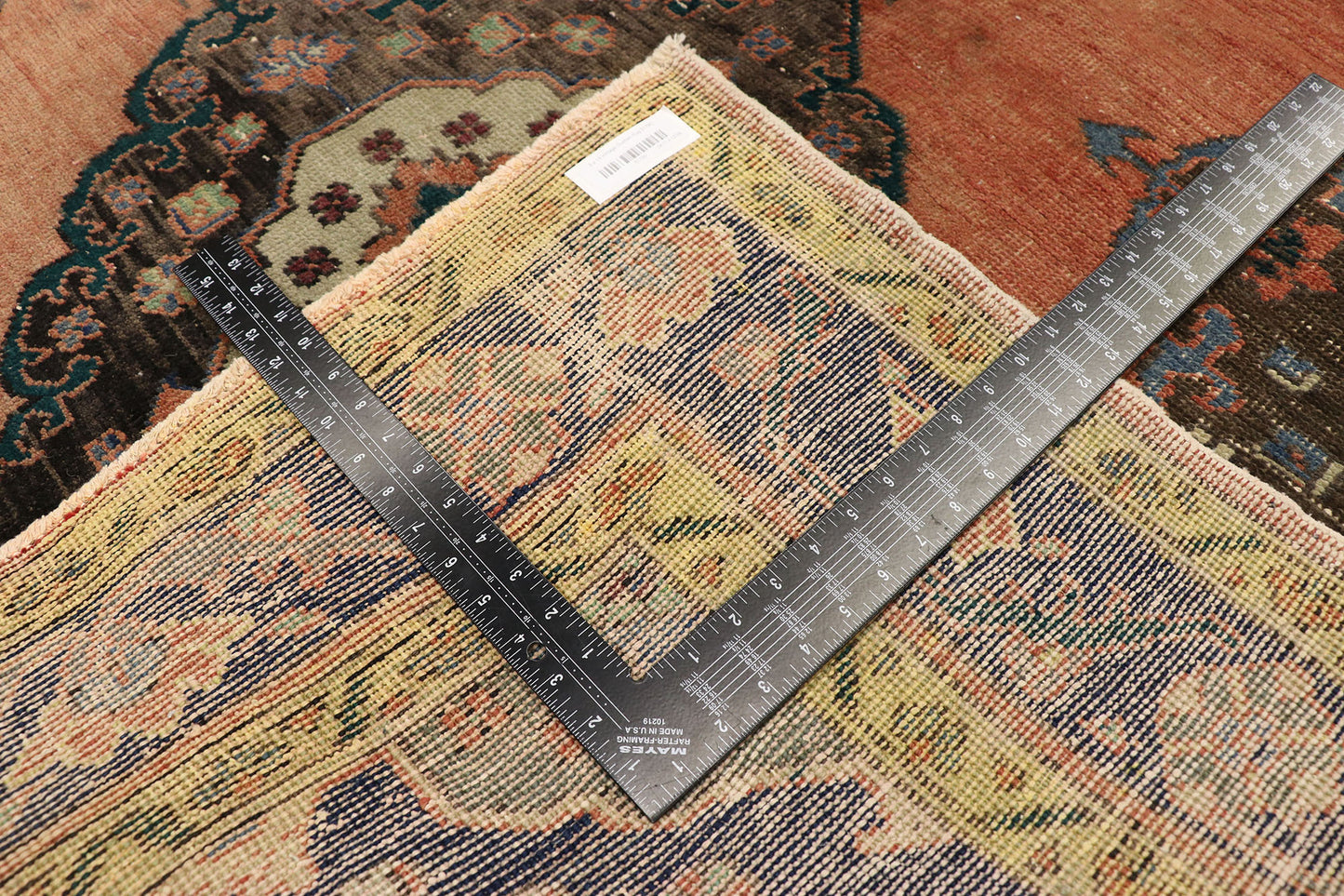 5 x 13 Vintage Turkish Oushak Rug 51790