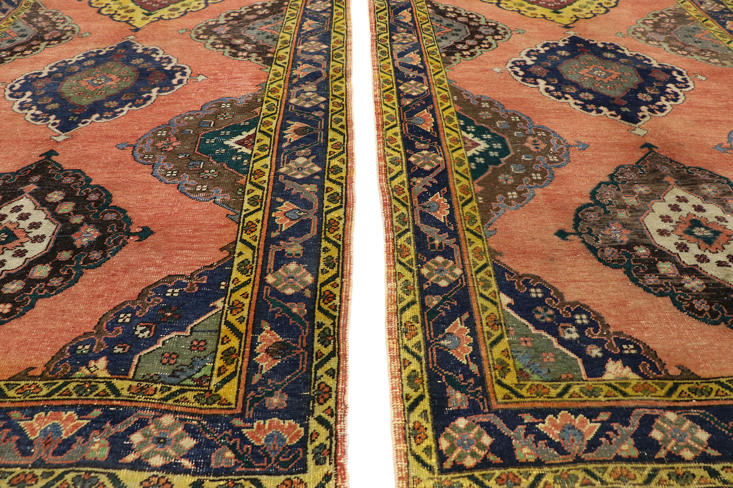 5 x 13 Vintage Turkish Oushak Rug 51791