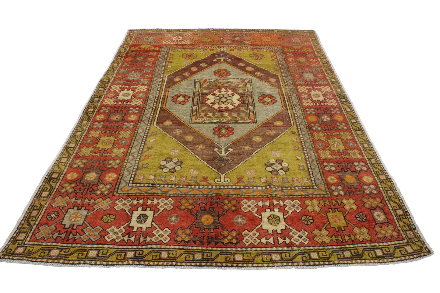 5 x 8 Vintage Oushak Rug 51805
