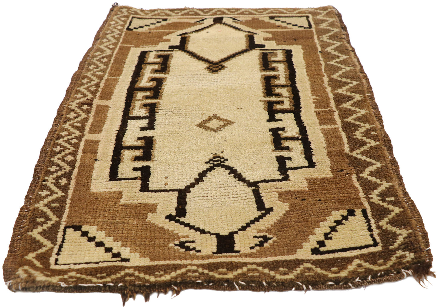 2 x 3 Vintage Turkish Yastik Rug 51826