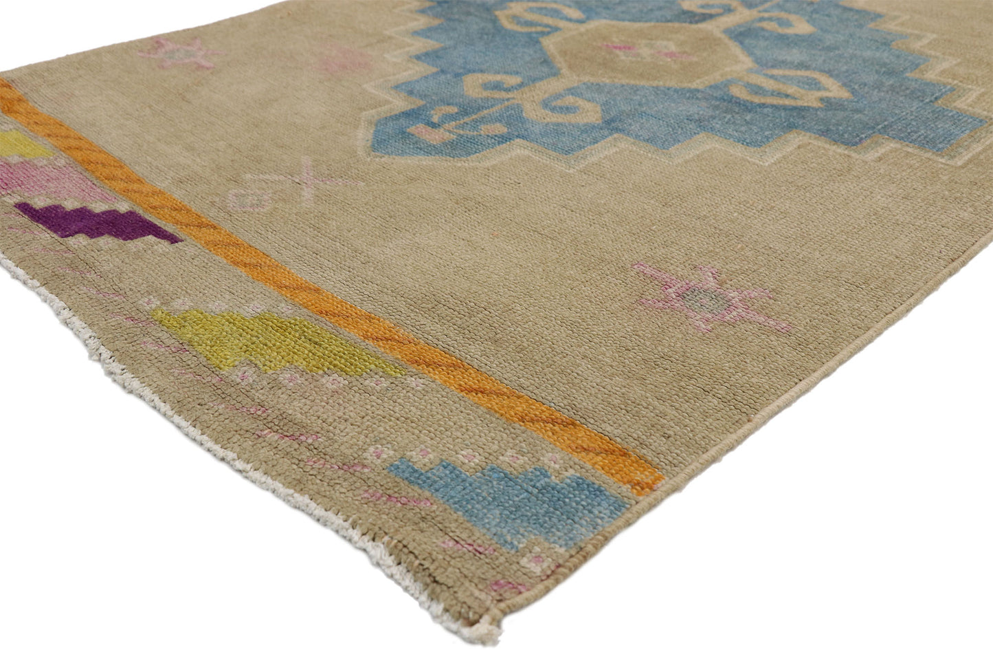 3 x 13 Vintage Turkish Oushak Runner 51841