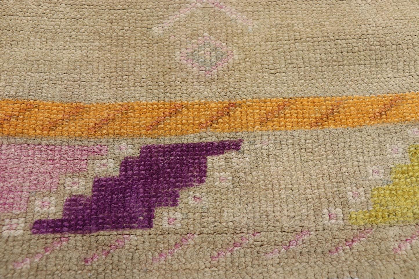 3 x 13 Vintage Turkish Oushak Runner 51841