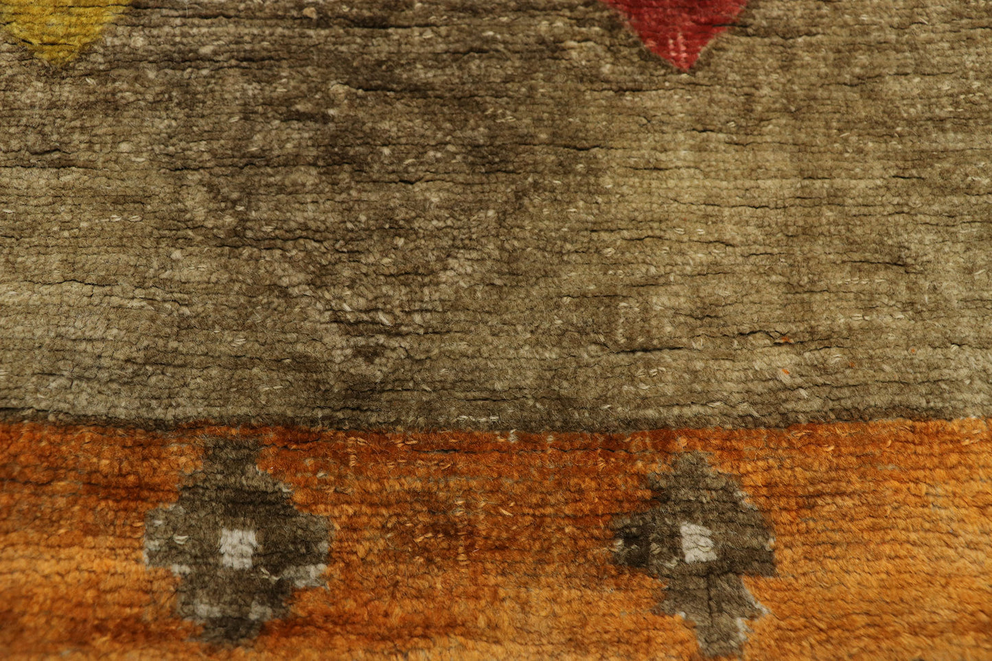 3 x 11 Vintage Turkish Oushak Rug 51853