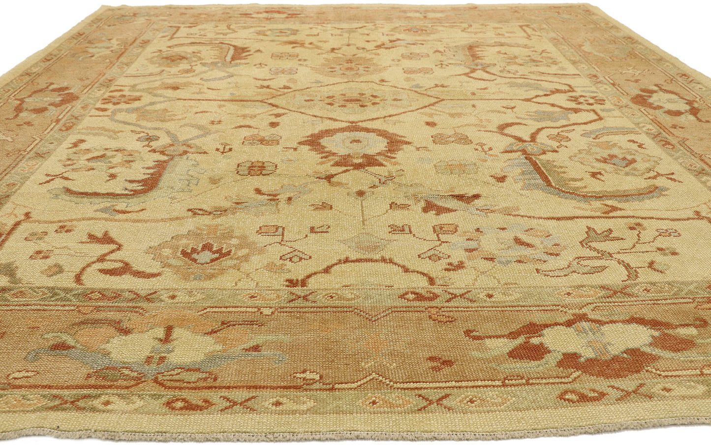 10 x 11 Modern Turkish Oushak Rug 51862