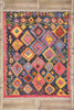 8 x 10 Colorful Turkish Tulu Shag Rug 51874