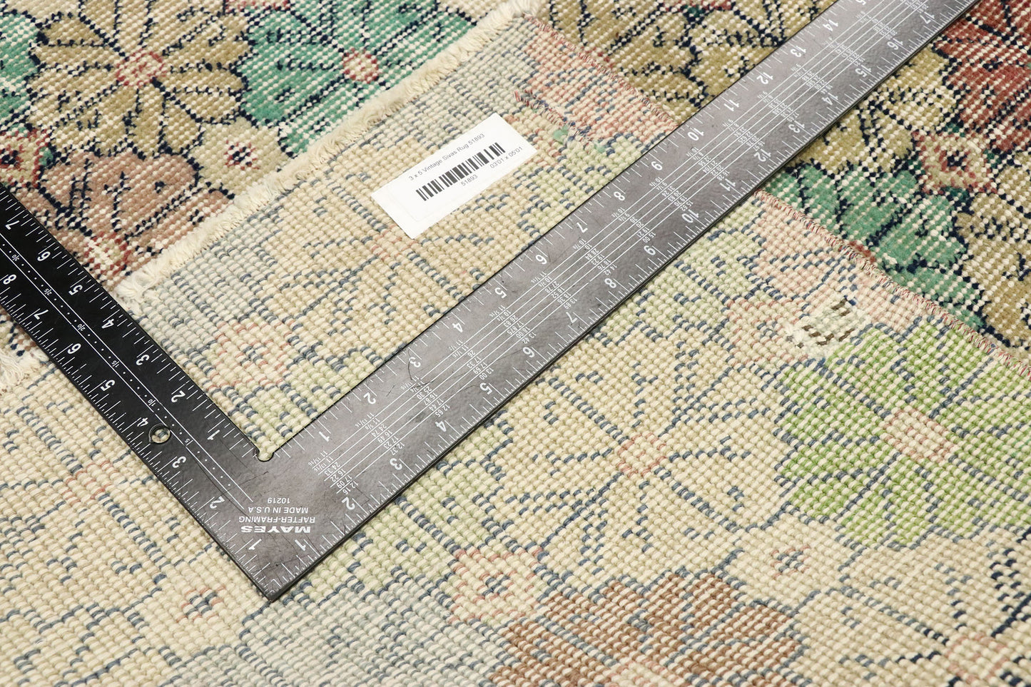 3 x 5 Zeki Muren Vintage Sivas Rug 51893