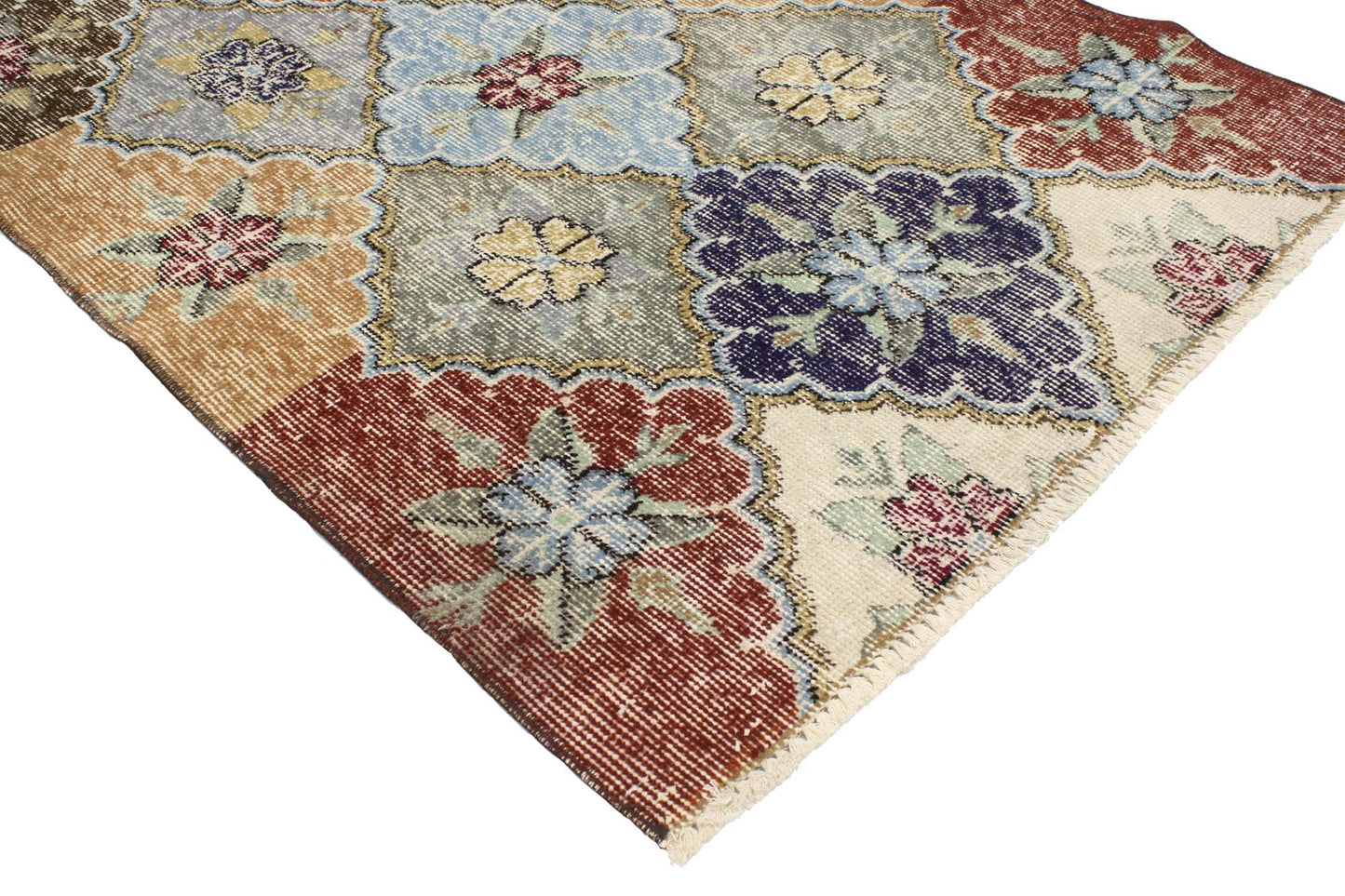 3 x 6 Vintage Turkish Sivas Rug 51906