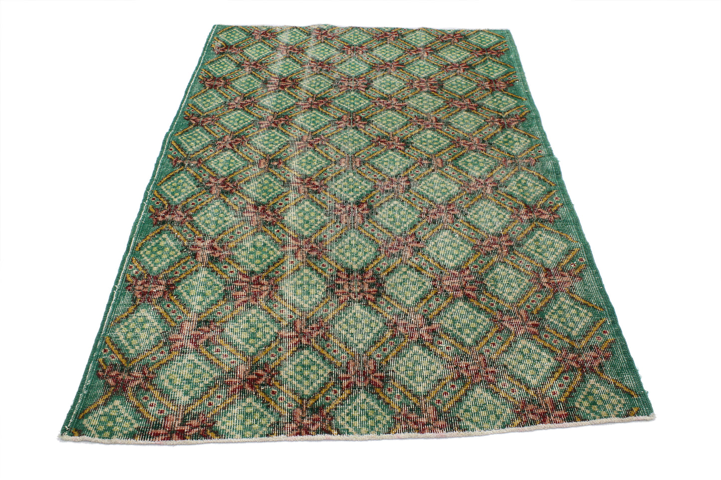 4 x 6 Vintage Turkish Sivas Rug 51936