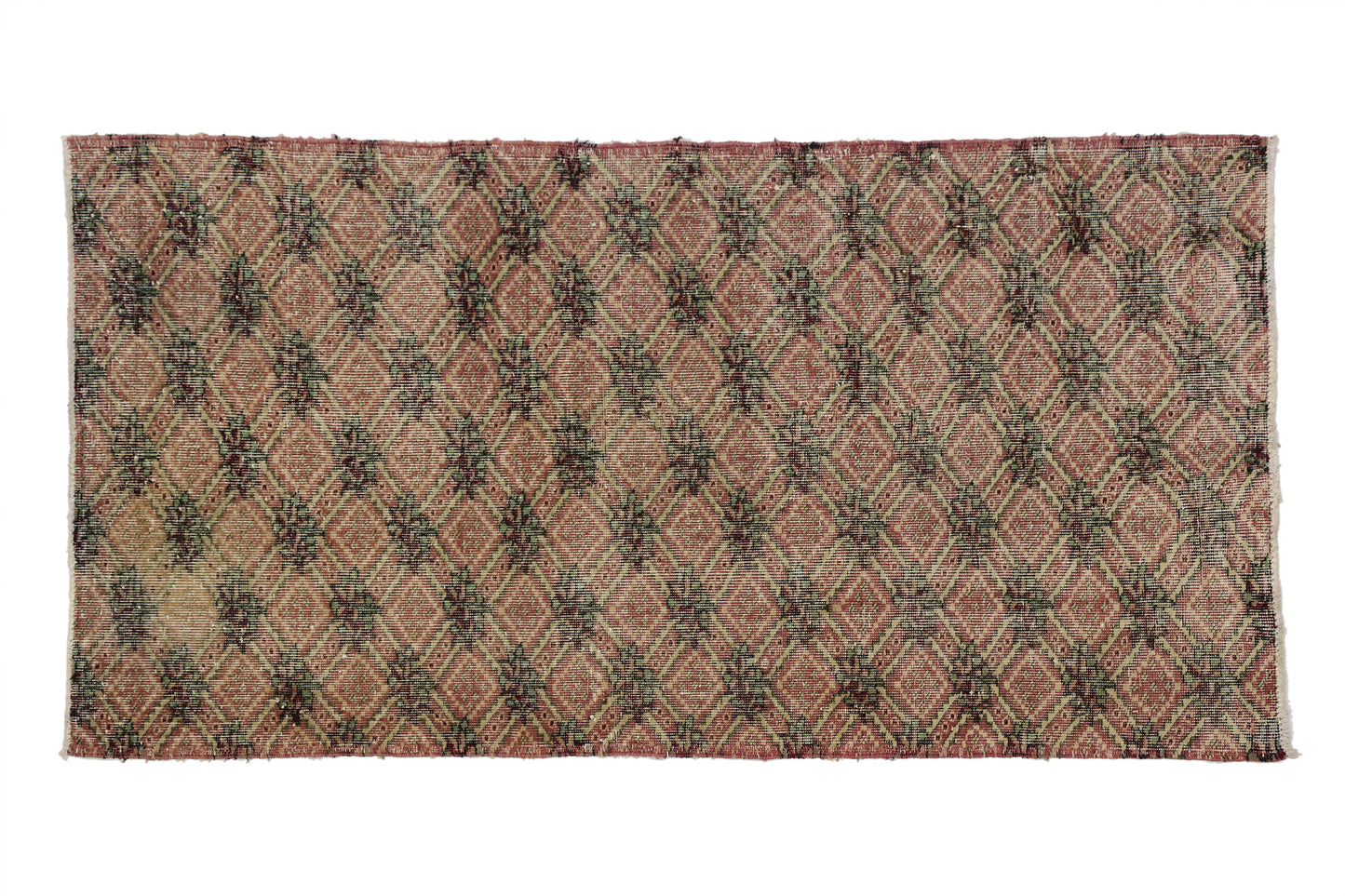 3 x 7 Vintage Turkish Sivas Rug 51942