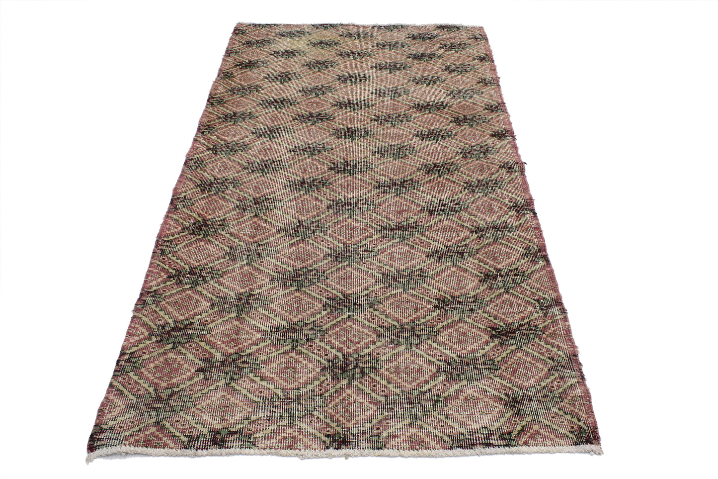 3 x 7 Vintage Turkish Sivas Rug 51942