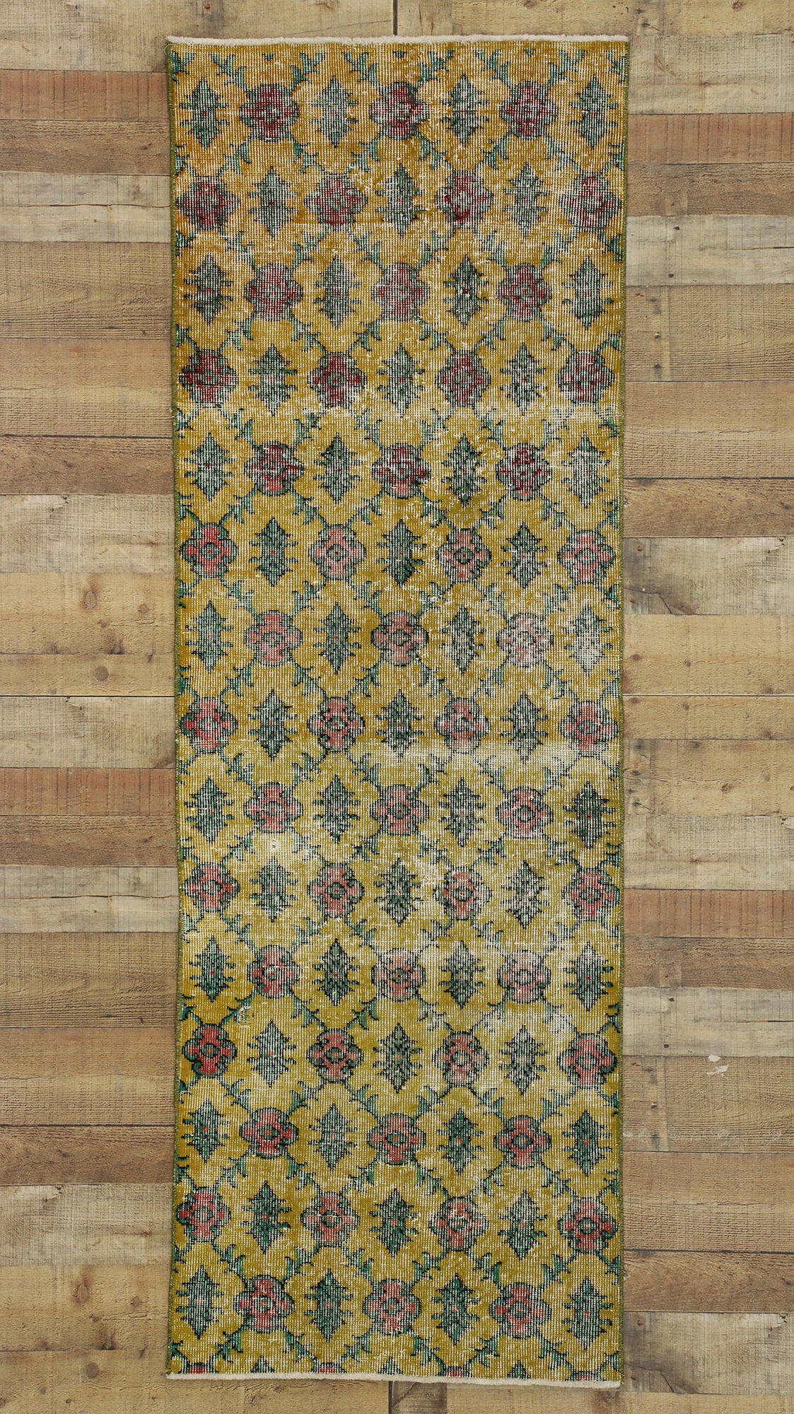 3 x 7 Vintage Turkish Sivas Rug 51966