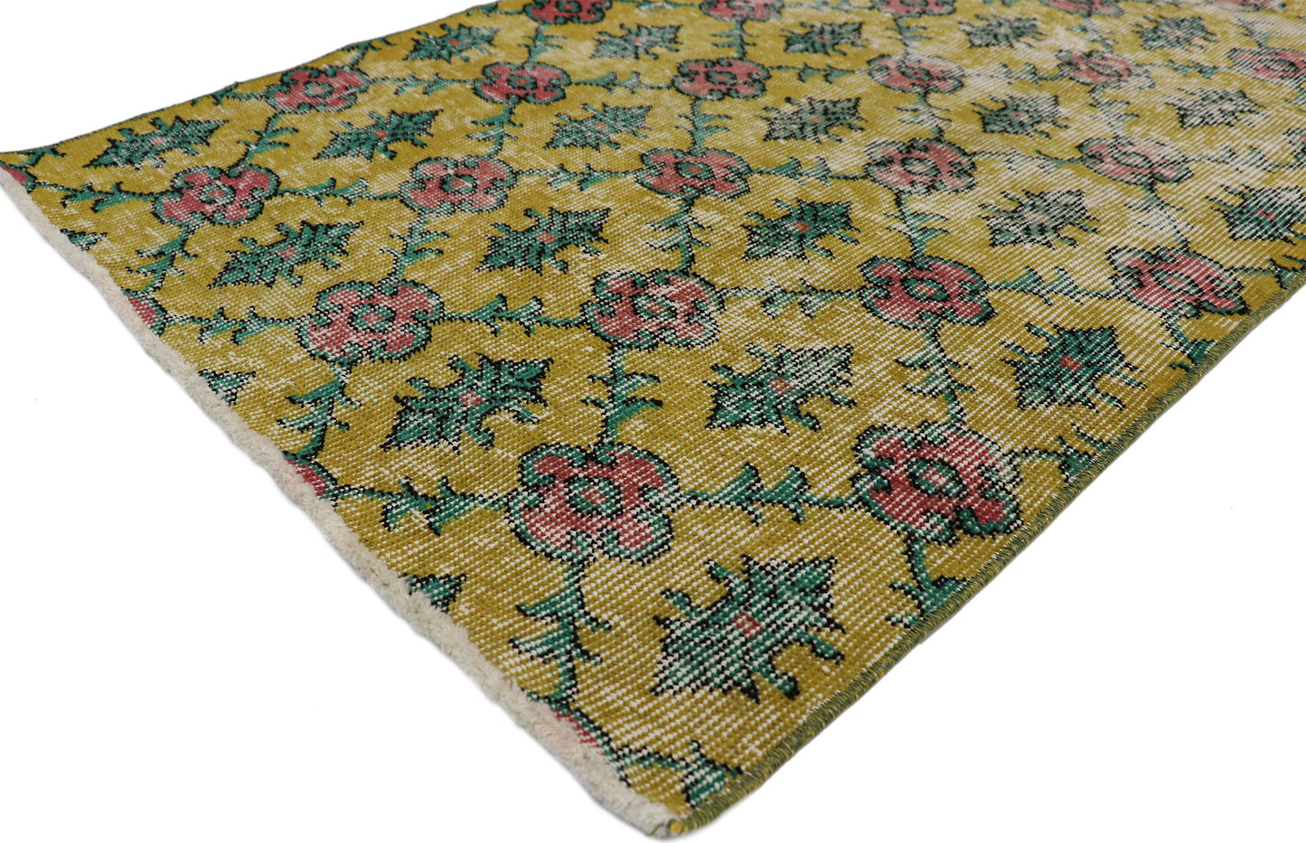 3 x 7 Vintage Turkish Sivas Rug 51966