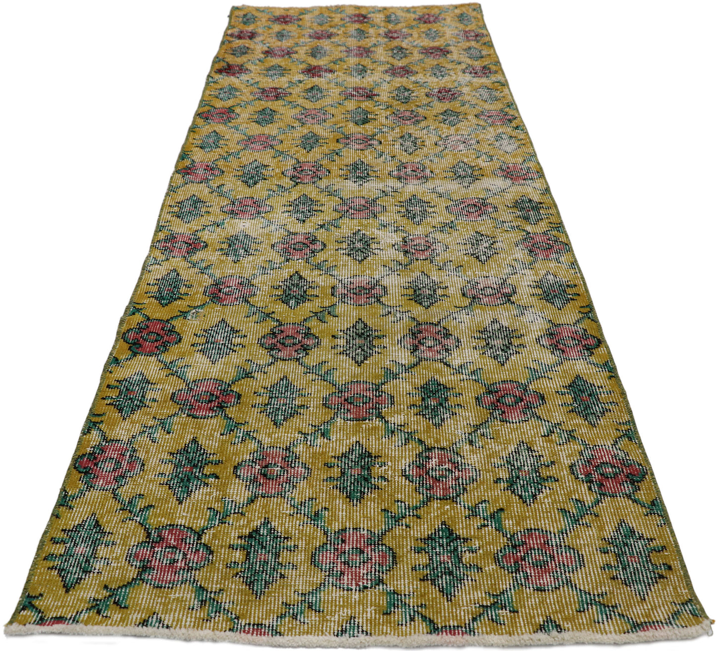 3 x 7 Vintage Turkish Sivas Rug 51966