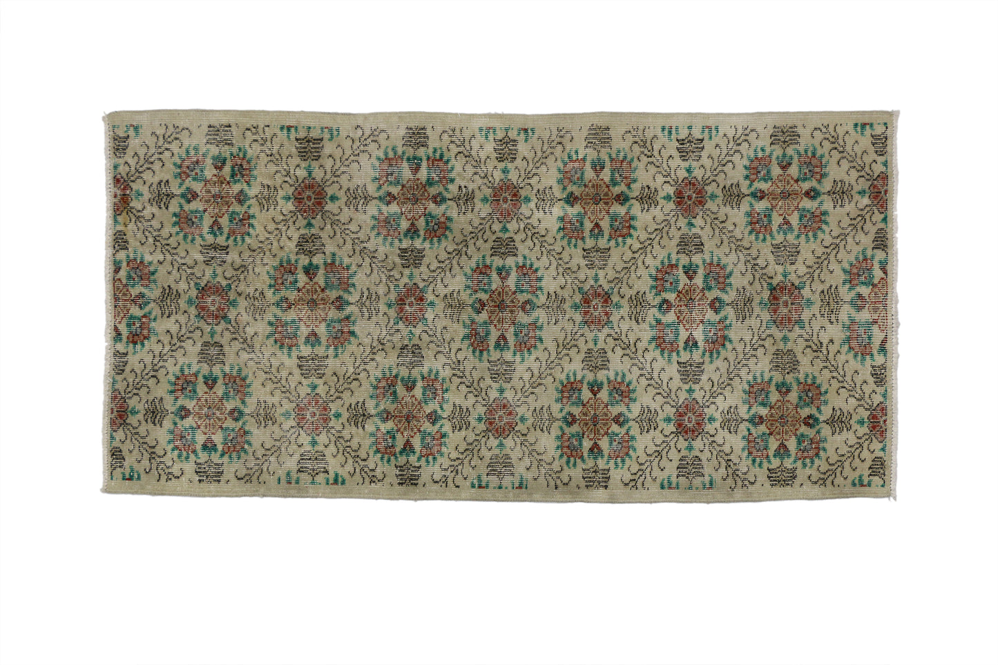 3 x 6 VintageTurkish Sivas Rug 51970