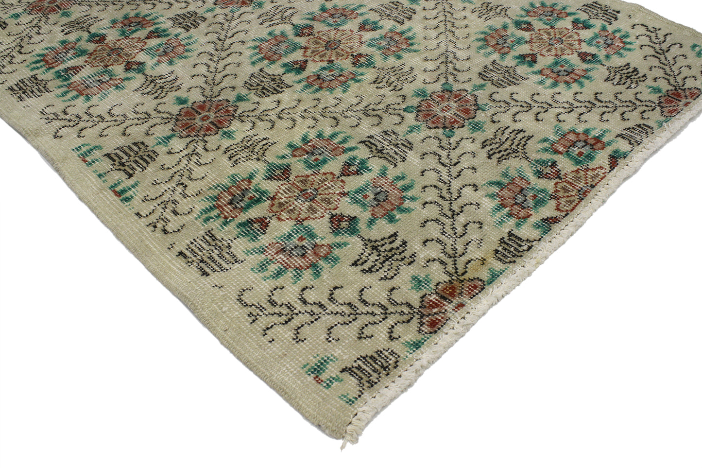 3 x 6 VintageTurkish Sivas Rug 51970