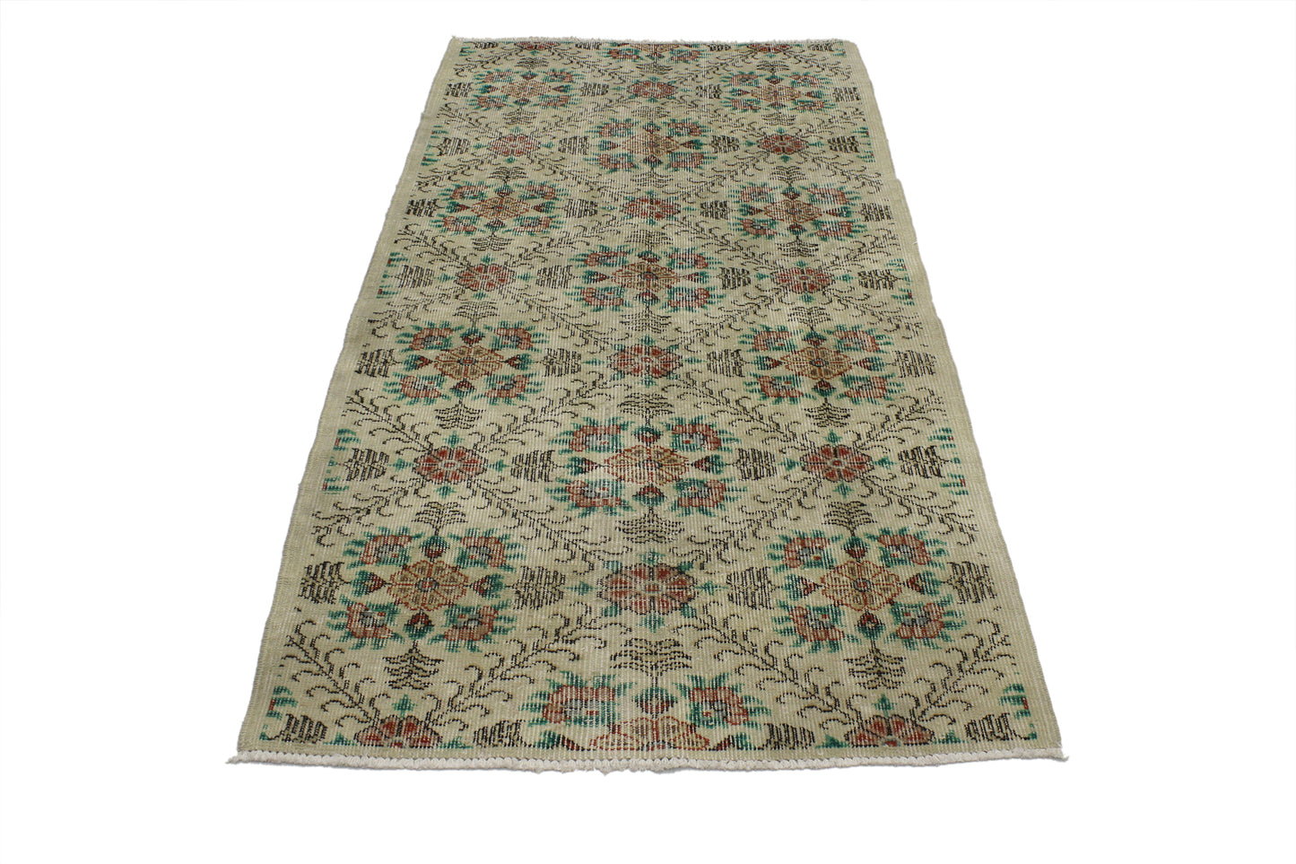 3 x 6 VintageTurkish Sivas Rug 51970