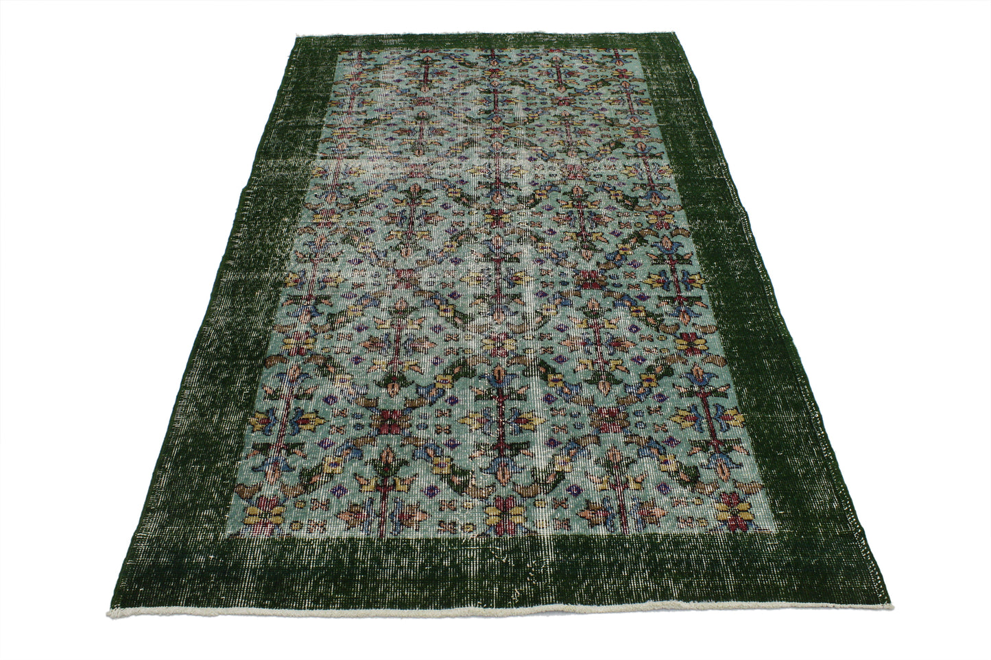 4 x 7 Vintage Turkish Sivas Rug 51978