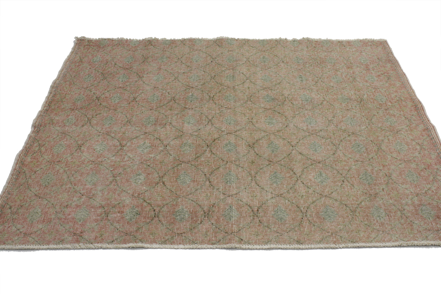 4 x 5 Vintage Turkish Sivas Rug 51984