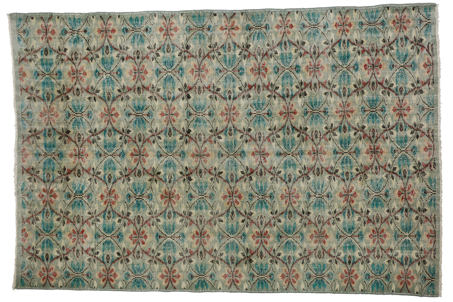 6 x 9 Vintage Turkish Sivas Rug 51999