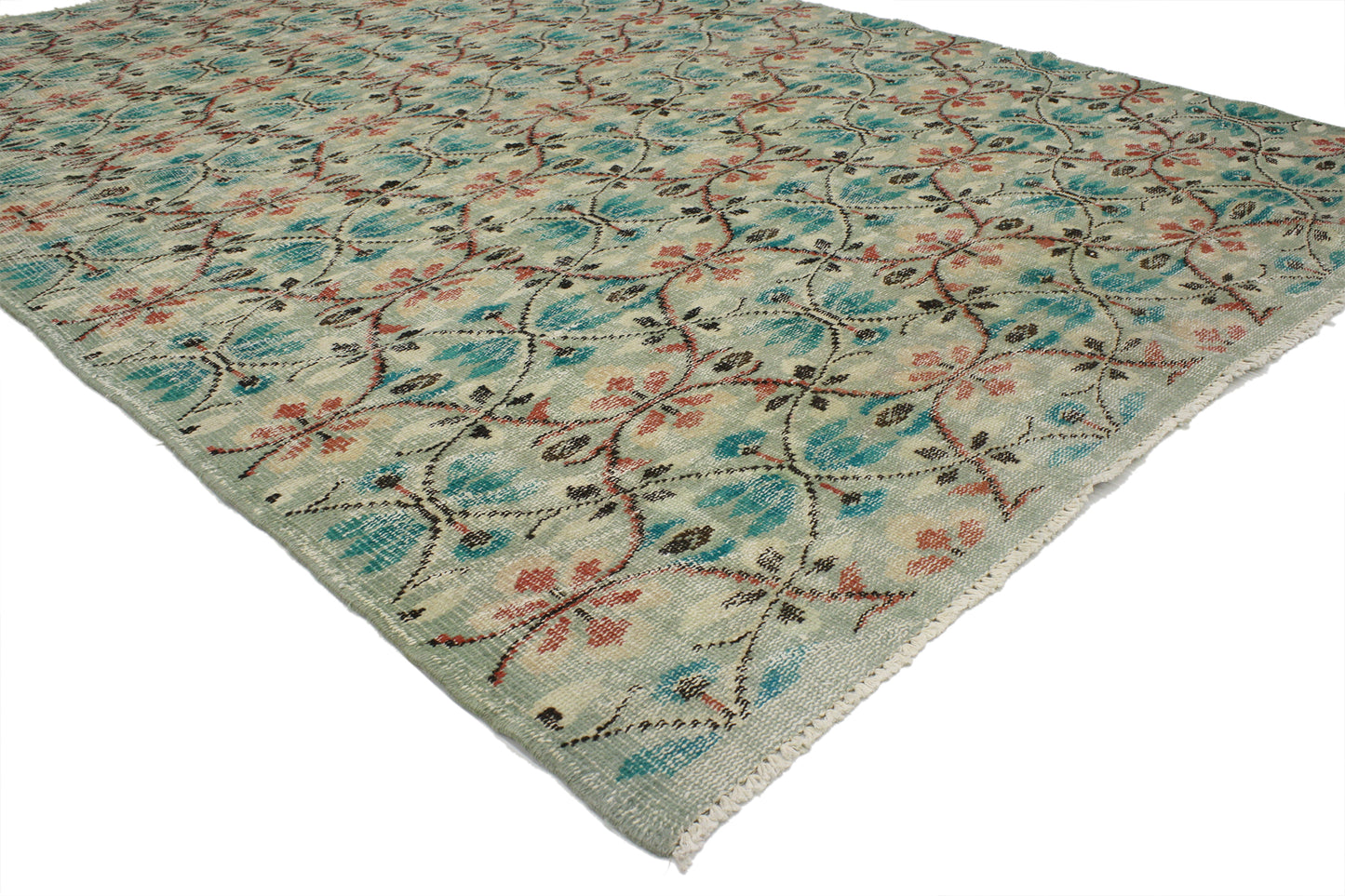 6 x 9 Vintage Turkish Sivas Rug 51999