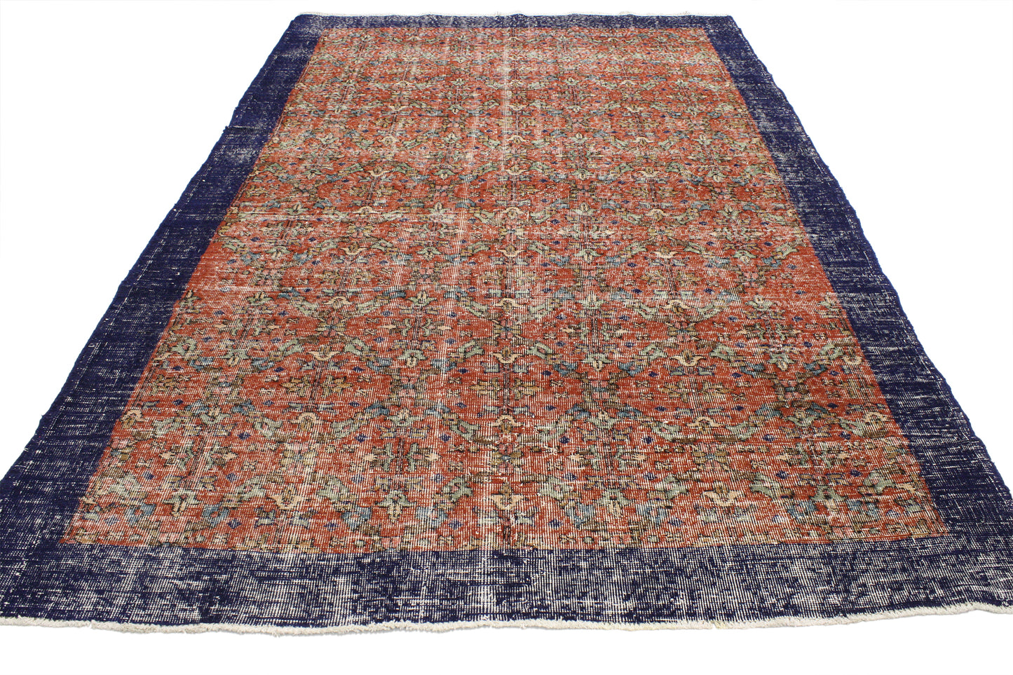 6 x 9 Vintage Turkish Sivas Rug 52020