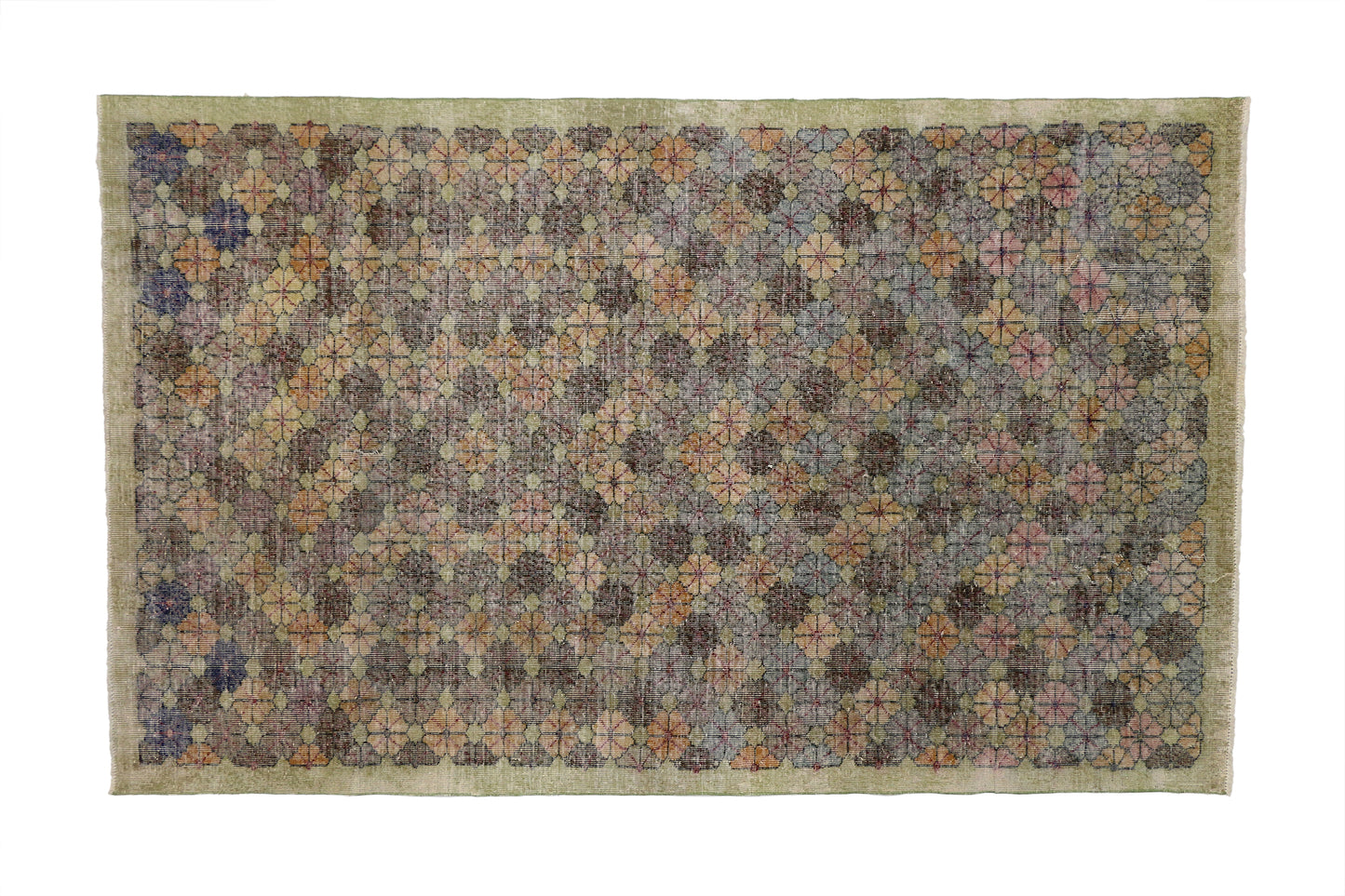 6 x 10 Vintage Turkish Sivas Rug 52023