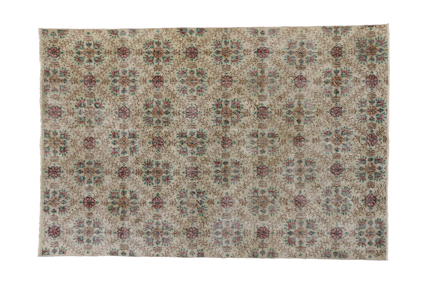 6 x 10 Vintage Turkish Sivas Rug 52024
